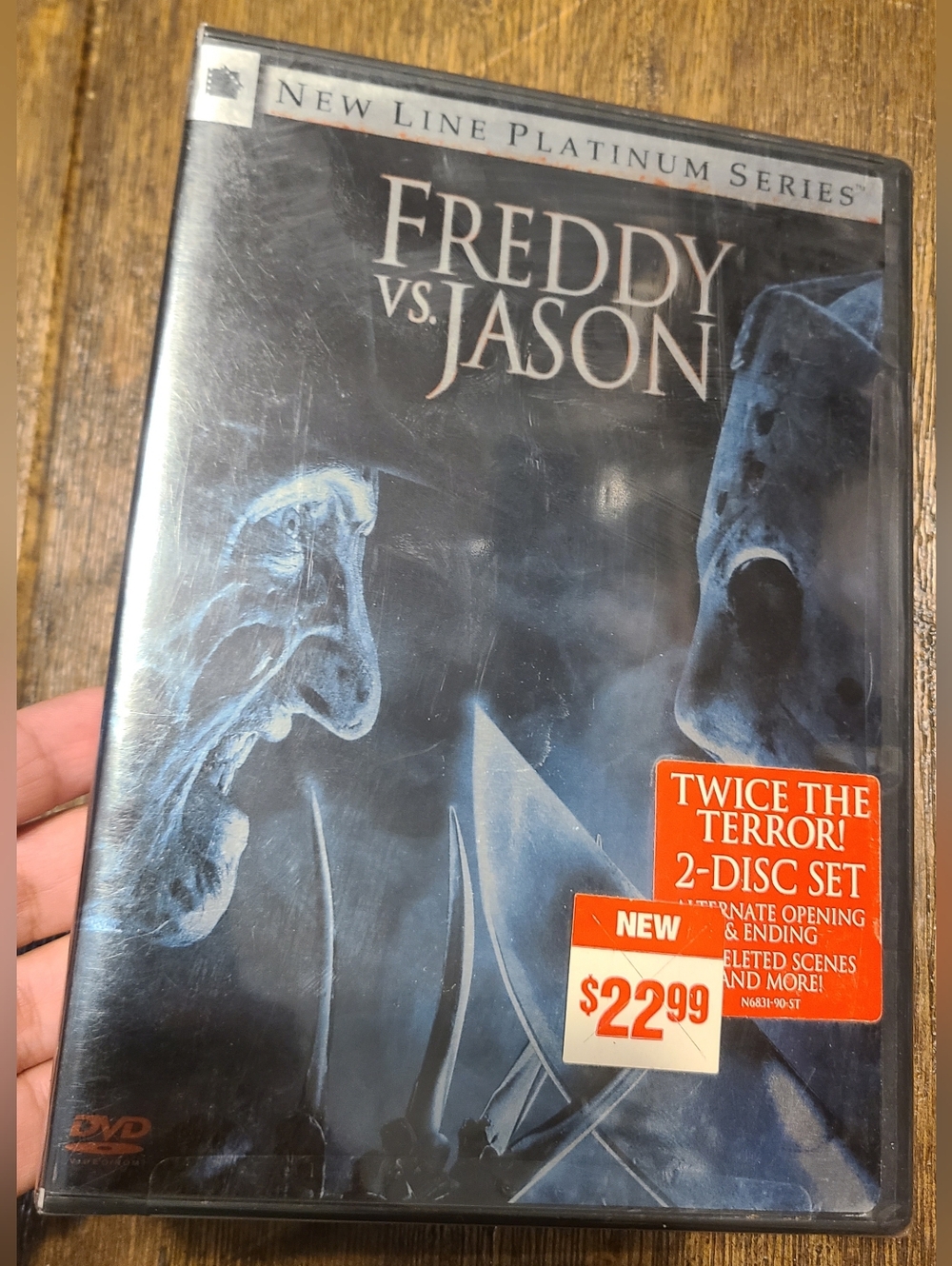 FREDDY vs JASON (2 DVD Set, 2003, New Line Platinum Series) Factory Sealed NEW